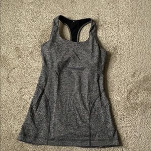 Lululemon gray racerback tank